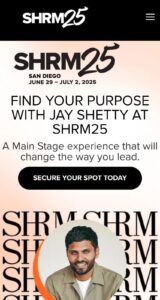 مؤتمر SHRM25 الخاص بالموارد البشرية